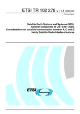 Standard ETSI TR 102278-V1.1.1 27.8.2008 preview