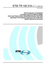 Preview ETSI TR 102316-V1.1.1 26.3.2004