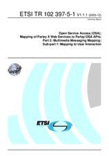 Preview ETSI TR 102397-5-1-V1.1.1 2.12.2005