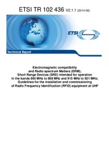 Preview ETSI TR 102436-V2.1.1 17.6.2014