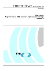 WITHDRAWN ETSI TR 102481-V7.0.0 1.2.2007 preview