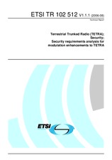 Preview ETSI TR 102512-V1.1.1 7.8.2006