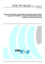 Preview ETSI TR 102521-V1.1.1 18.5.2006