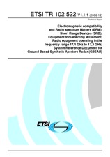 Preview ETSI TR 102522-V1.1.1 14.12.2006