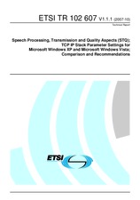 Preview ETSI TR 102607-V1.1.1 26.10.2007