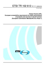 Preview ETSI TR 102612-V1.1.1 26.3.2009