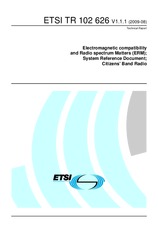 Preview ETSI TR 102626-V1.1.1 27.8.2009