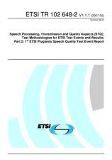 Standard ETSI TR 102648-2-V1.1.1 26.2.2007 preview