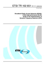 Standard ETSI TR 102651-V1.1.1 12.6.2009 preview