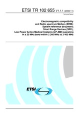 Standard ETSI TR 102655-V1.1.1 25.11.2008 preview