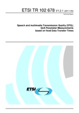 Standard ETSI TR 102678-V1.2.1 13.5.2011 preview
