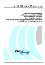 Standard ETSI TR 102704-V1.1.1 2.12.2010 preview