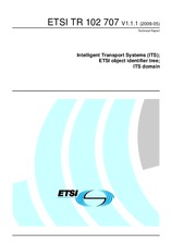 Standard ETSI TR 102707-V1.1.1 25.5.2009 preview
