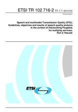 Standard ETSI TR 102716-2-V1.1.1 16.3.2010 preview