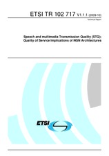 Standard ETSI TR 102717-V1.1.1 29.10.2009 preview