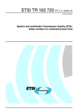 Standard ETSI TR 102720-V1.1.1 22.10.2009 preview