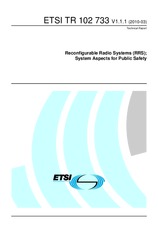 Standard ETSI TR 102733-V1.1.1 5.3.2010 preview