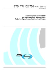 Standard ETSI TR 102750-V1.1.1 30.7.2008 preview