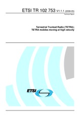 Standard ETSI TR 102753-V1.1.1 28.5.2008 preview