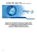 Standard ETSI TR 102775-V1.6.1 3.6.2014 preview
