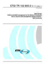 Standard ETSI TR 102805-2-V1.1.1 20.11.2009 preview