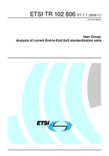 Standard ETSI TR 102806-V1.1.1 30.11.2009 preview