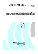 Standard ETSI TR 102825-8-V1.1.1 3.7.2008 preview