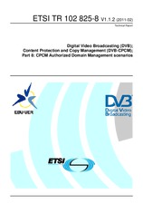 Standard ETSI TR 102825-8-V1.1.2 21.2.2011 preview