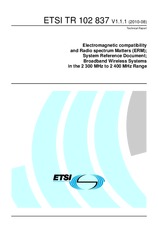 Standard ETSI TR 102837-V1.1.1 16.8.2010 preview