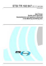Standard ETSI TR 102847-V1.1.1 7.6.2010 preview