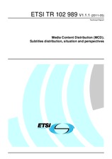 Standard ETSI TR 102989-V1.1.1 13.5.2011 preview