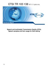 Standard ETSI TR 103138-V1.1.1 16.10.2013 preview