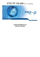 Standard ETSI TR 103690-V1.1.1 9.2.2012 preview