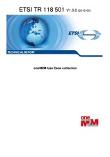 Standard ETSI TR 118501-V1.0.0 6.5.2015 preview