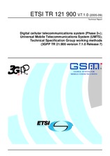 Standard ETSI TR 121900-V7.1.0 30.9.2005 preview