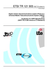 Standard ETSI TR 121905-V8.7.0 19.1.2009 preview