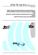 Standard ETSI TR 122912-V9.0.0 21.1.2010 preview