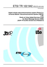 Standard ETSI TR 122942-V9.0.0 3.2.2010 preview