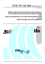 Standard ETSI TR 122968-V8.0.0 30.1.2009 preview