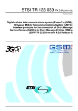 Standard ETSI TR 123039-V4.0.0 31.3.2001 preview