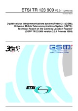 Standard ETSI TR 123909-V3.0.1 3.8.2001 preview