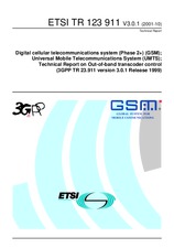 Standard ETSI TR 123911-V3.0.1 9.10.2001 preview