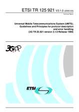 Standard ETSI TR 125921-V3.1.0 31.3.2000 preview