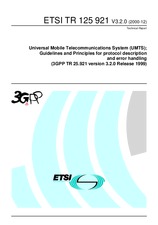 Standard ETSI TR 125921-V3.2.0 31.12.2000 preview