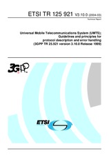 Standard ETSI TR 125921-V3.10.0 31.3.2004 preview
