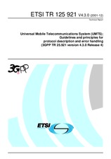 Standard ETSI TR 125921-V4.3.0 31.12.2001 preview
