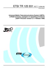 Standard ETSI TR 125931-V3.7.1 30.6.2006 preview