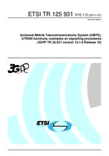 Standard ETSI TR 125931-V10.1.0 11.7.2011 preview