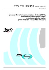 Standard ETSI TR 125935-V4.0.0 31.3.2001 preview