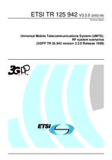 Standard ETSI TR 125942-V3.3.0 30.6.2002 preview